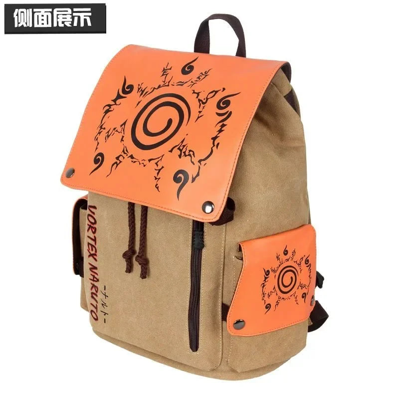 Zaino Naruto in Tela – Grande Capacità & Stile Universitario