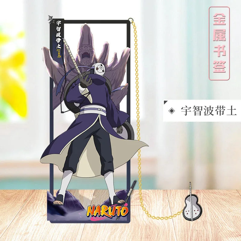 Segnalibro in Metallo Naruto – Design Geometrico | Accessorio da Collezione