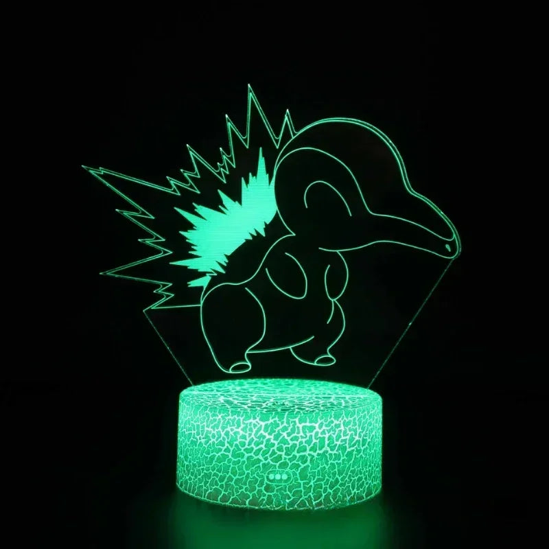 Anime Pikachu Go – Lampada Notturna LED 3D