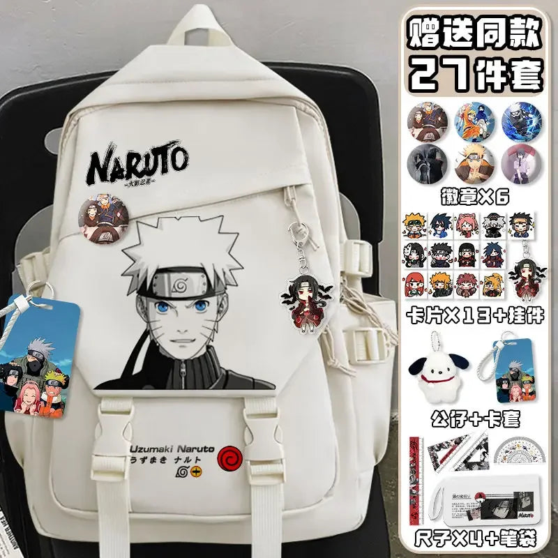 Zaino Naruto – Sasuke Black & White