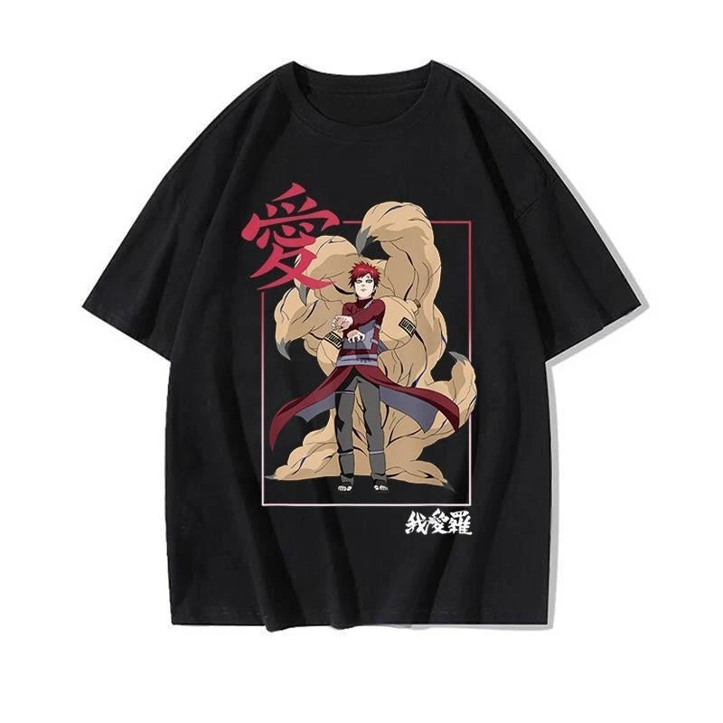 Naruto One Tail Column Force – T-shirt Estiva Unisex in Cotone