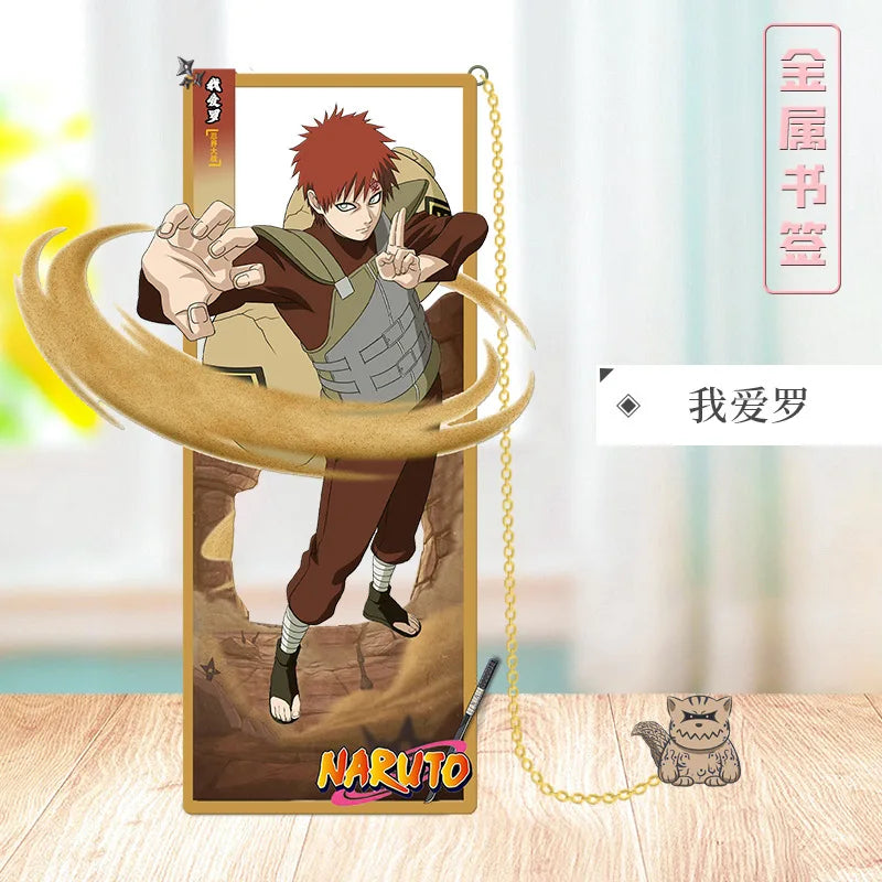 Segnalibro in Metallo Naruto – Design Geometrico | Accessorio da Collezione