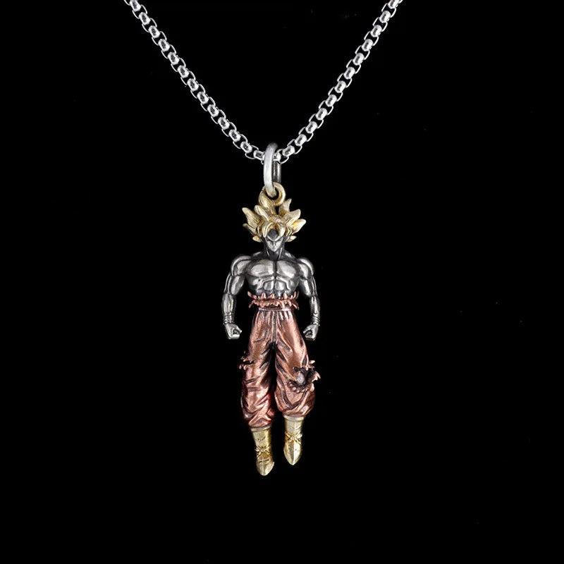 Nuovo Dragon Ball Z Super Saiyan Son Goku – Modello in Metallo Placcato