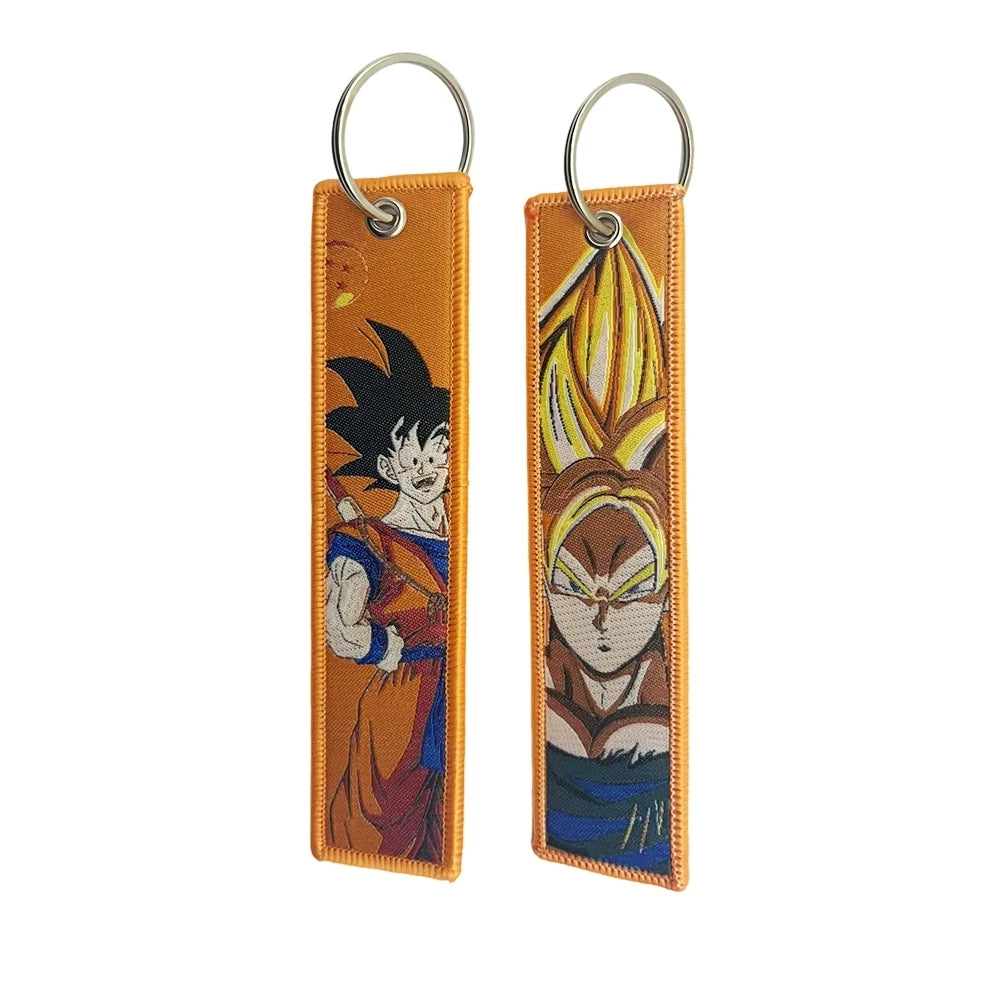 Portachiavi Dragon Ball Cartoon – Anime Embroidered Key Tag