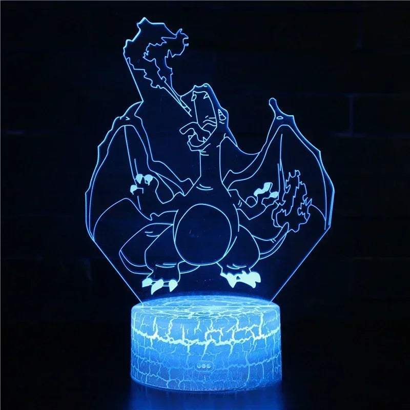 Anime Pikachu Go – Lampada Notturna LED 3D