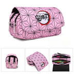 Anime Demon Slayer Bilayer Pencil Case – Tanjirou, Nezuko, Zenitsu, Giyuu