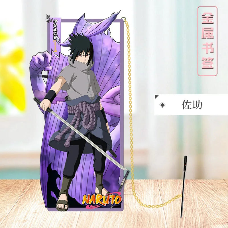 Segnalibro in Metallo Naruto – Design Geometrico | Accessorio da Collezione