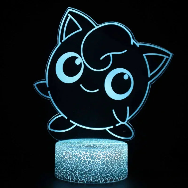 Anime Pikachu Go – Lampada Notturna LED 3D
