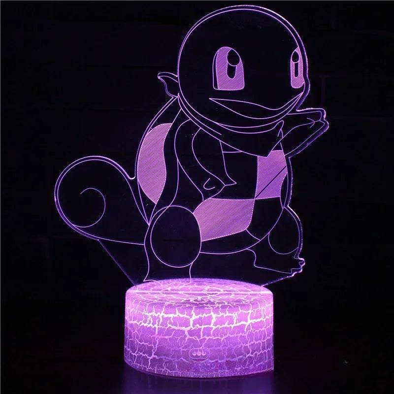 Anime Pikachu Go – Lampada Notturna LED 3D