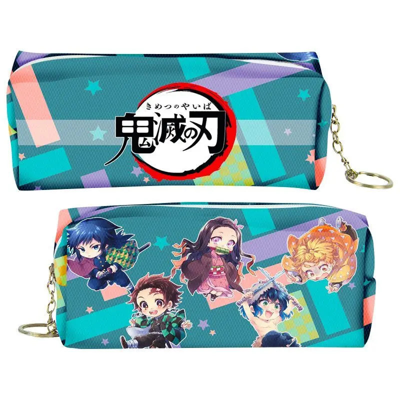Demon Slayer Cartoon Animation Pencil Case – Nezuko, Mitsuri, Butterfly Ninja