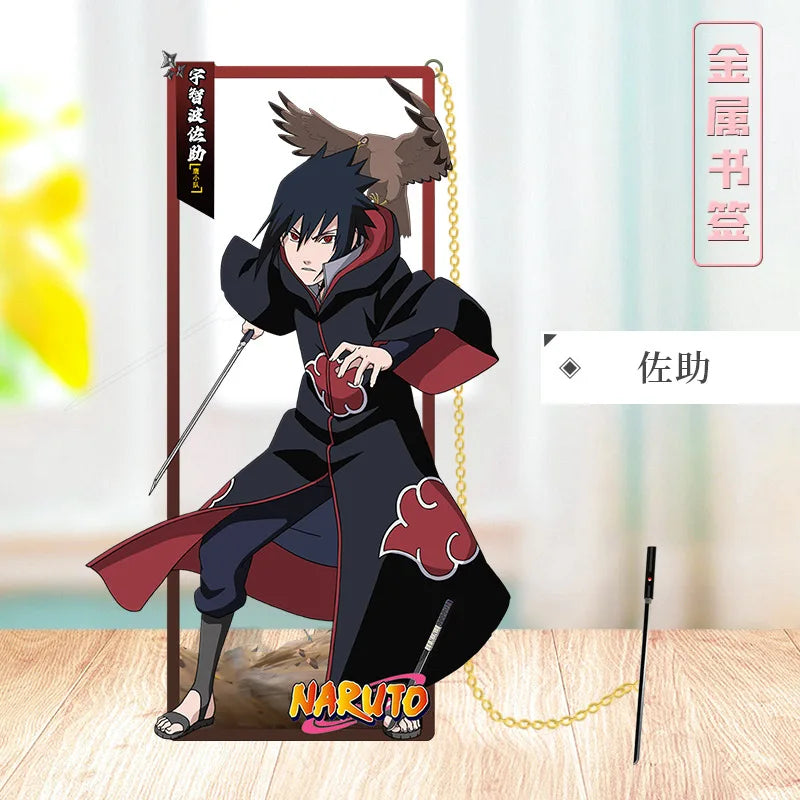 Segnalibro in Metallo Naruto – Design Geometrico | Accessorio da Collezione