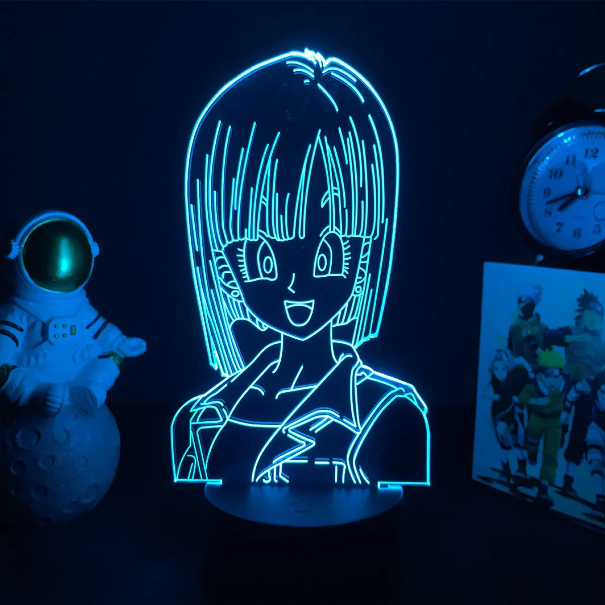 Lampada LED 3D Dragon Ball – Super Saiyan Goku