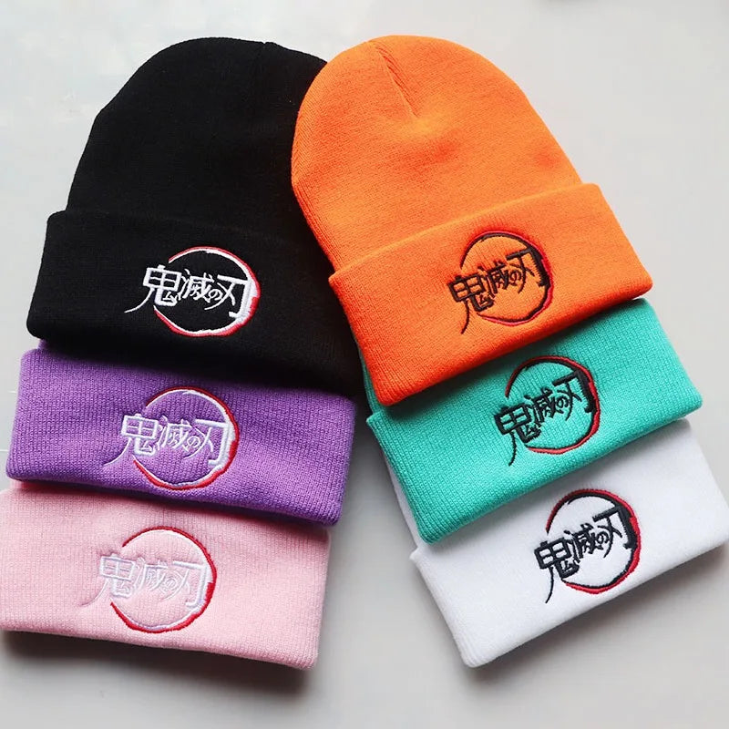 Anime Demon Slayer Knitted Hat – Cappello Unisex alla Moda