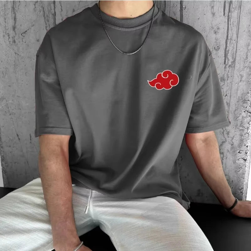 T-shirt Naruto Shuriken – Cotone Estivo Oversize 2025