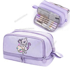 Anime Pokémon Student Pencilcase – Astuccio Cartoon Pikachu per Bambini e Ragazzi