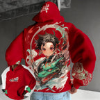 Demon Slayer Anime Hoodie – Felpa Oversize Unisex 2025
