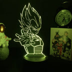Lampada LED 3D Dragon Ball – Super Saiyan Goku