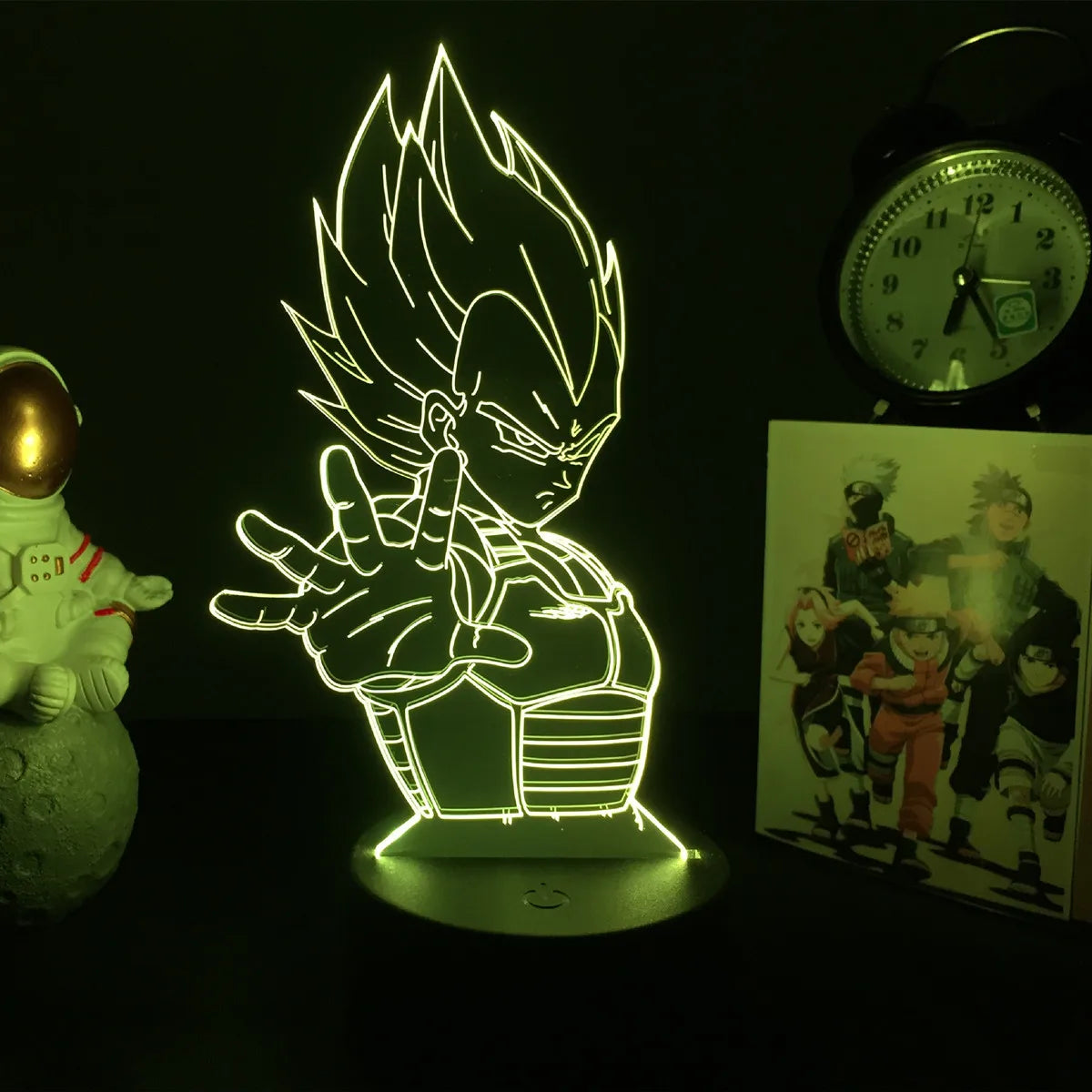 Lampada LED 3D Dragon Ball – Super Saiyan Goku