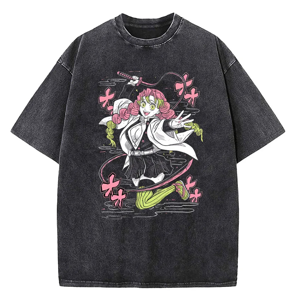 Japanese Anime Demon Slayer Printed T-shirt – Uomo