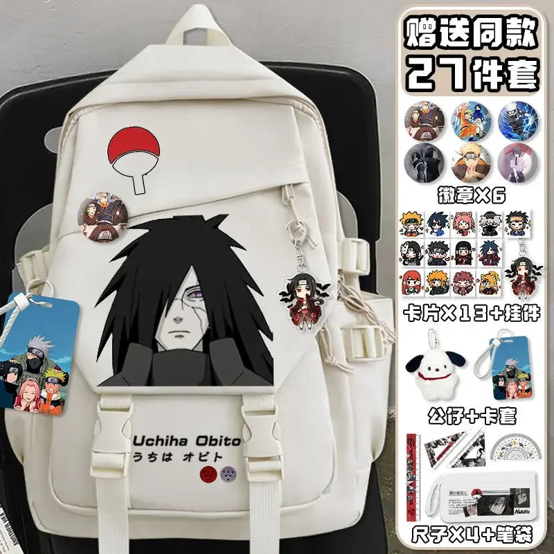 Zaino Naruto – Sasuke Black & White
