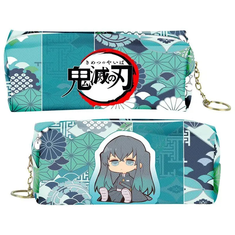 Demon Slayer Cartoon Animation Pencil Case – Nezuko, Mitsuri, Butterfly Ninja