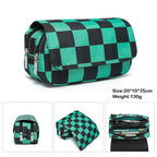 Anime Demon Slayer Bilayer Pencil Case – Tanjirou, Nezuko, Zenitsu, Giyuu