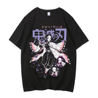Japanese Anime Demon Slayer Shinobu Kocho T-Shirt – Uomo