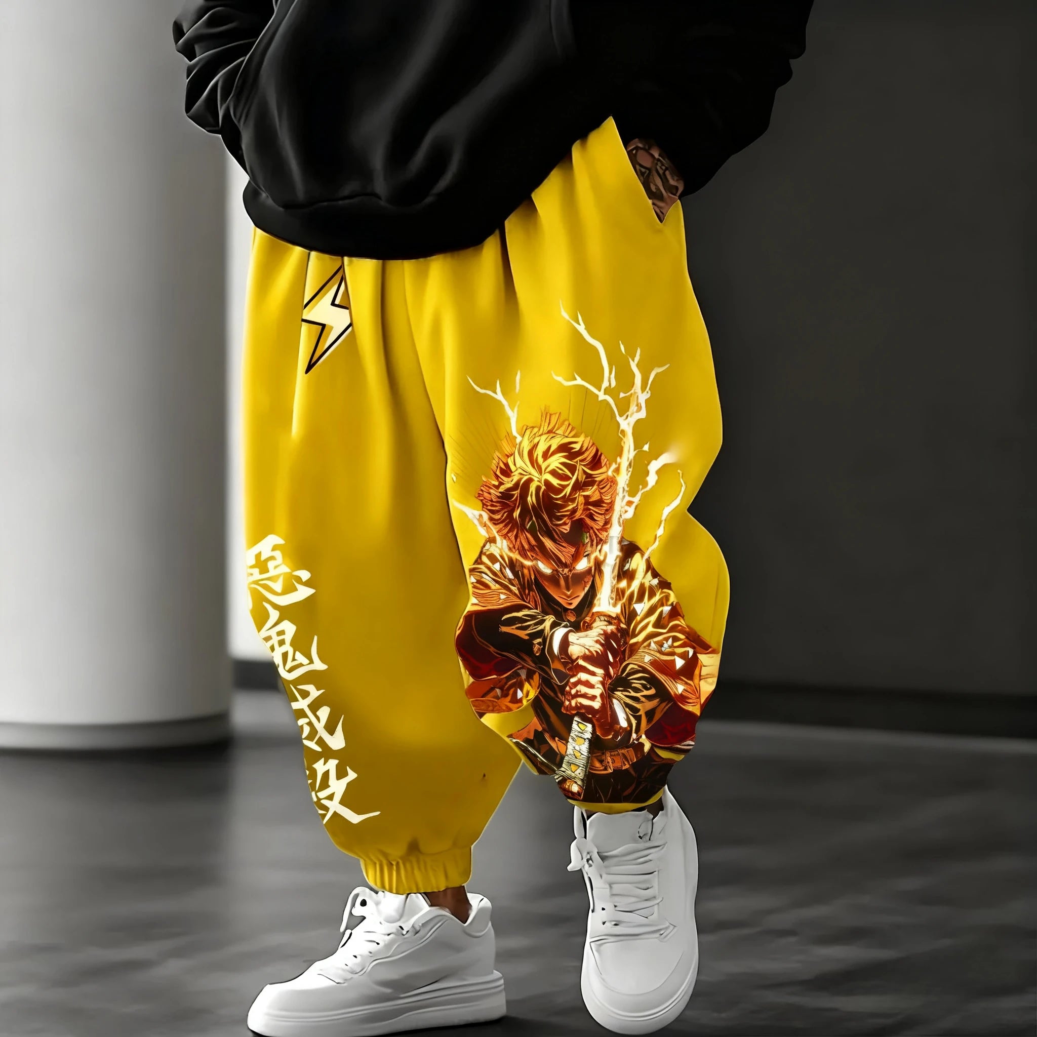 Demon Slayer Anime Men's Sweet Pants 2025 – Pantaloni Casual Oversize