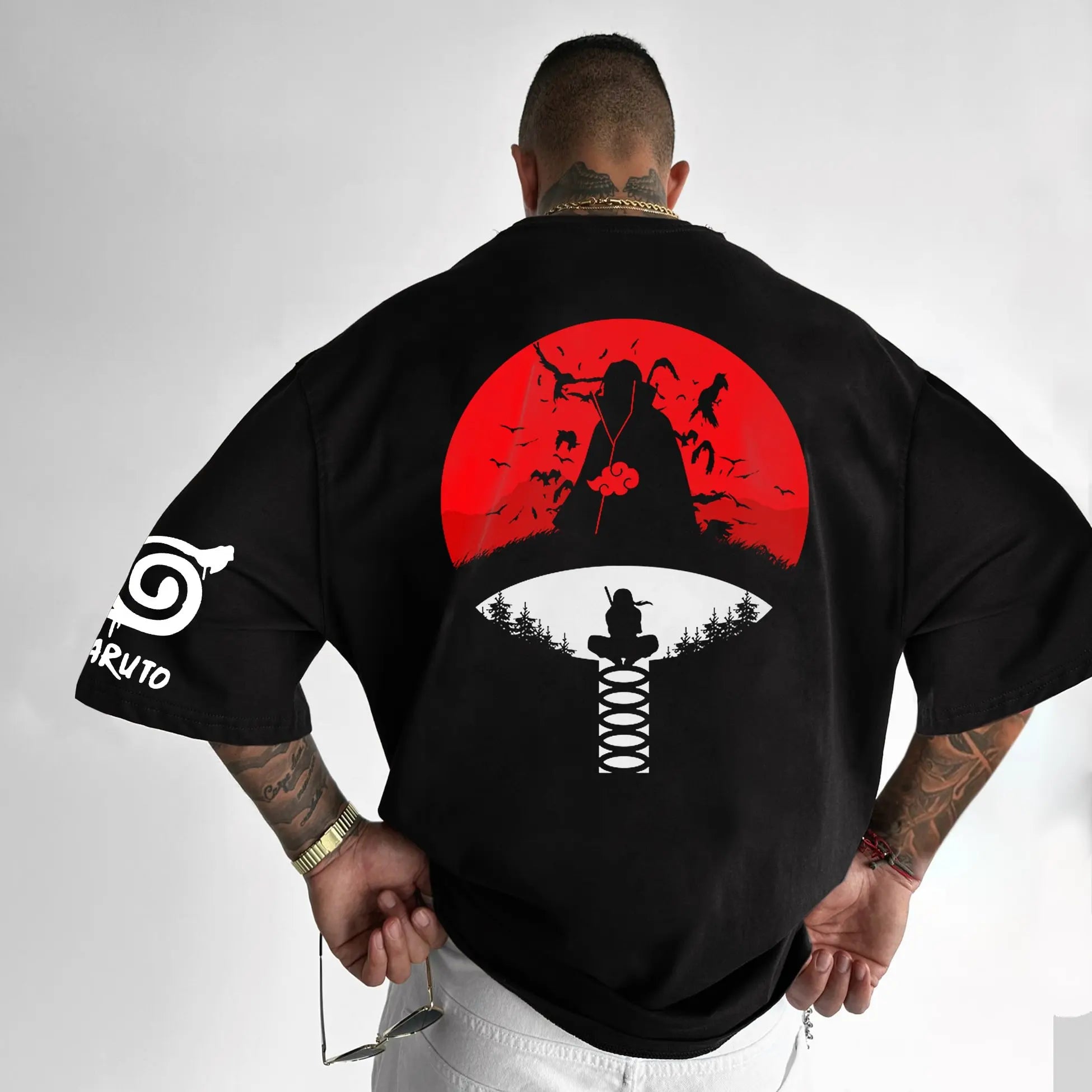 Naruto Summer T-shirt – Stile Giapponese, Stampa Unica