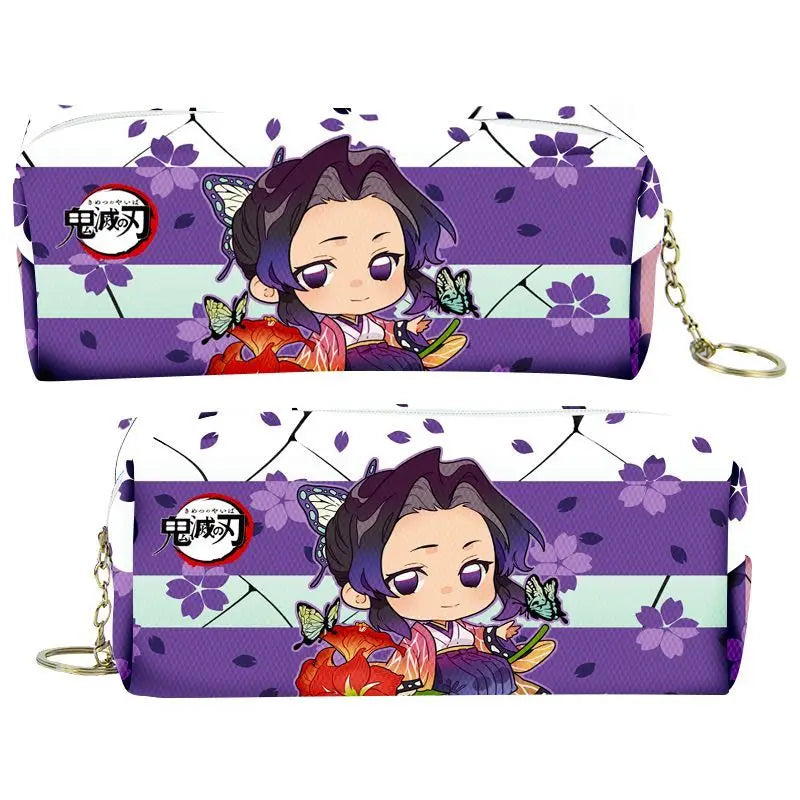 Demon Slayer Cartoon Animation Pencil Case – Nezuko, Mitsuri, Butterfly Ninja