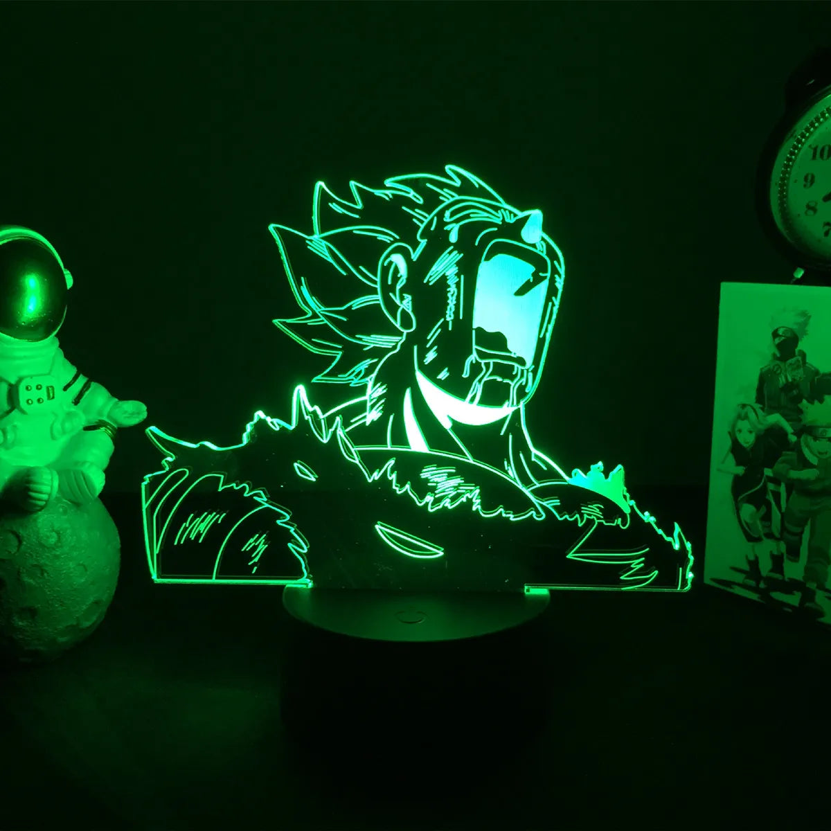 Lampada LED 3D Dragon Ball – Super Saiyan Goku