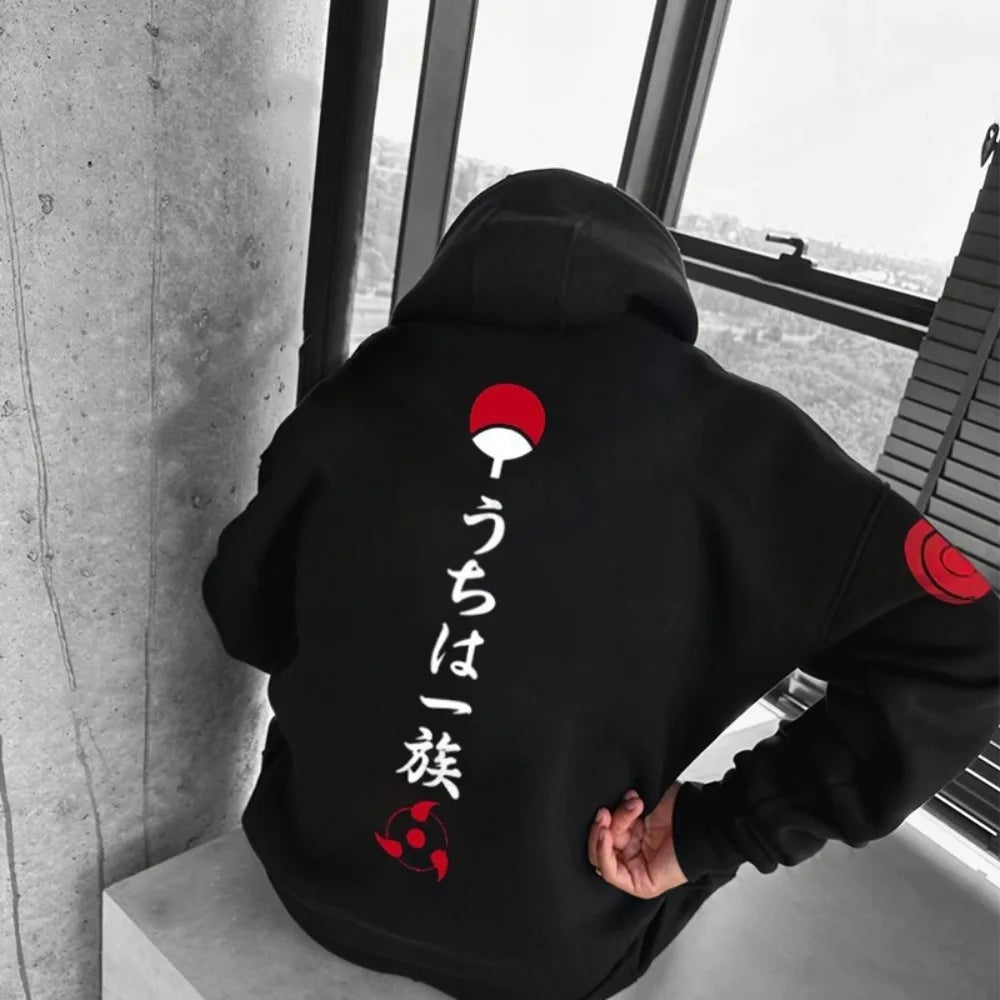 Felpa Uchiha Naruto Shippuden Bandai – Anime Giapponese in Cotone