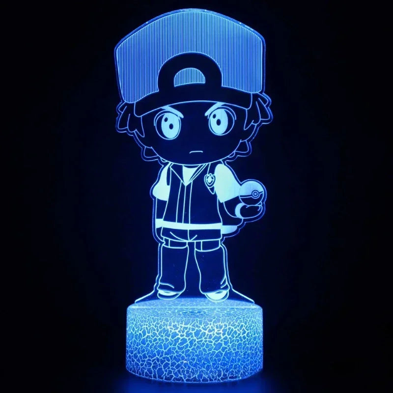 Anime Pikachu Go – Lampada Notturna LED 3D