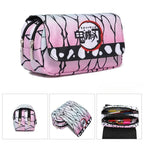 Anime Demon Slayer Bilayer Pencil Case – Tanjirou, Nezuko, Zenitsu, Giyuu