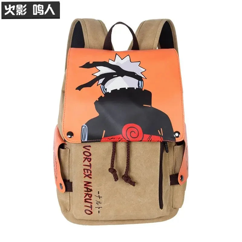 Zaino Naruto in Tela – Grande Capacità & Stile Universitario