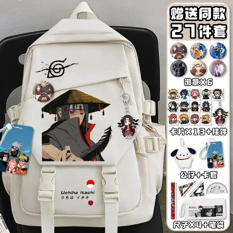 Zaino Naruto – Sasuke Black & White