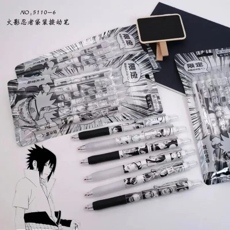 Set 6 Penne Gel Naruto – Uchiha Itachi Edition