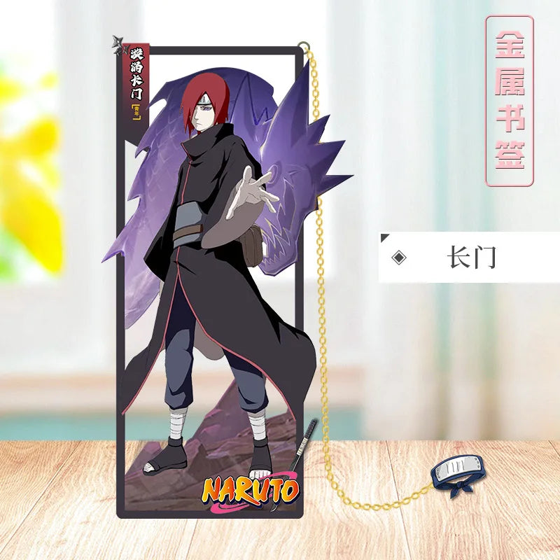 Segnalibro in Metallo Naruto – Design Geometrico | Accessorio da Collezione