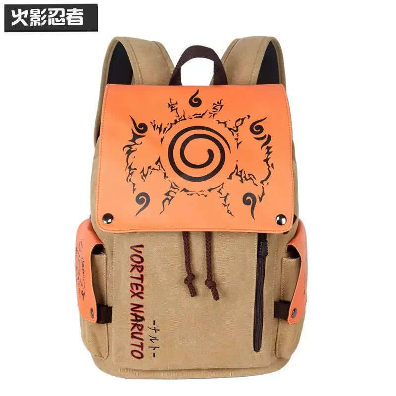 Zaino Naruto in Tela – Grande Capacità & Stile Universitario