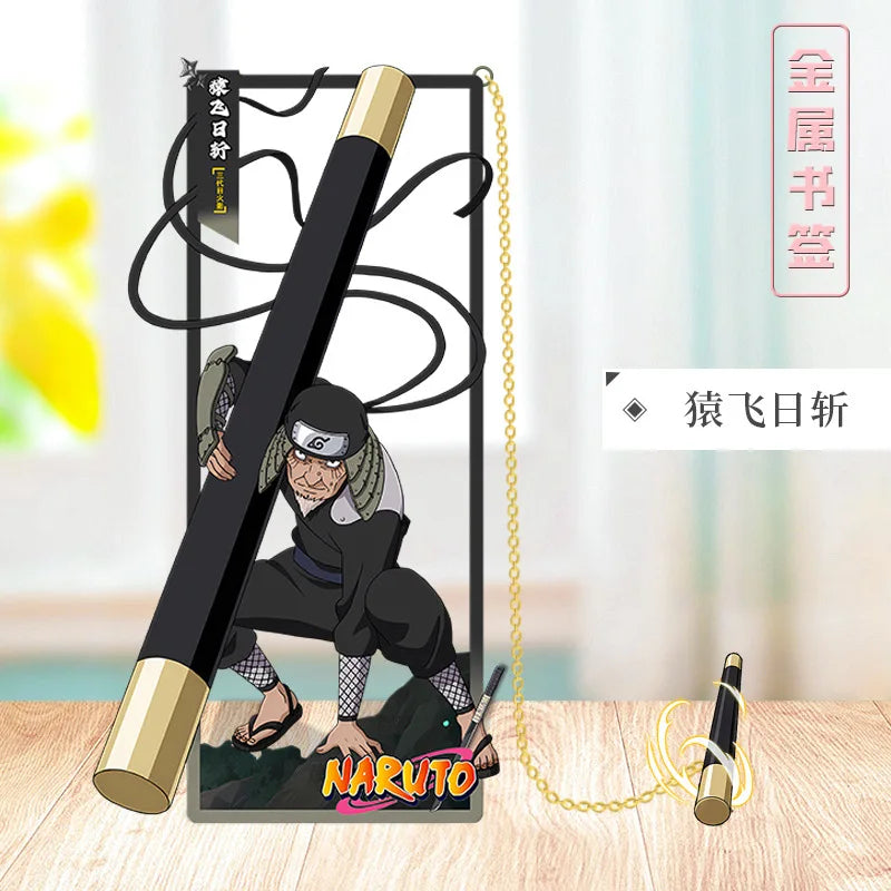 Segnalibro in Metallo Naruto – Design Geometrico | Accessorio da Collezione