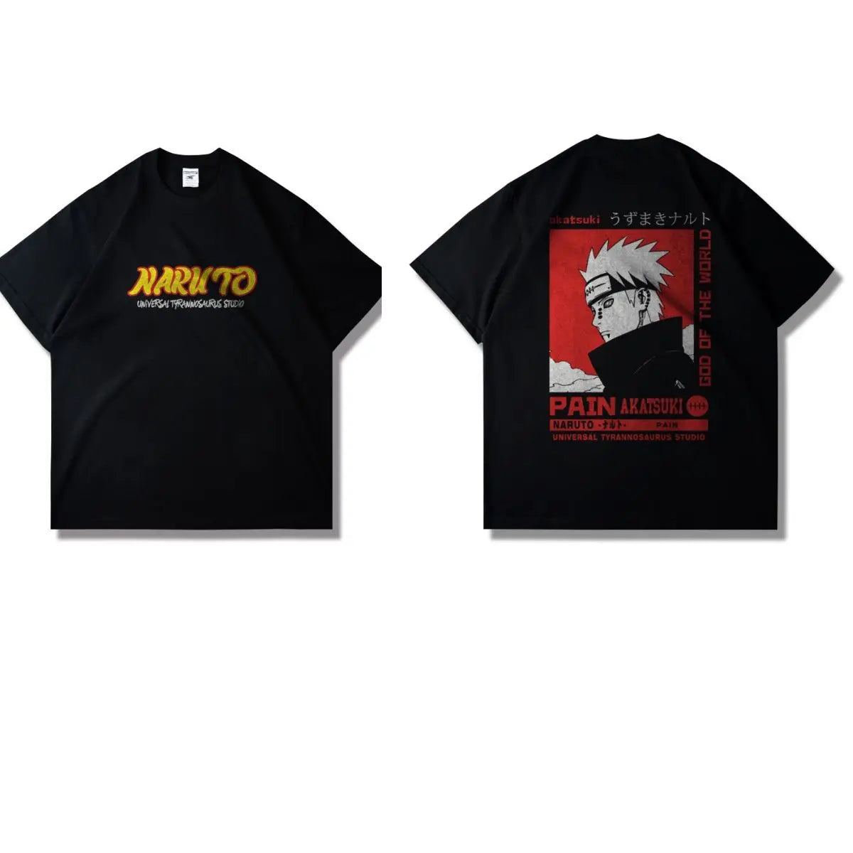 T-Shirt Naruto Anime – Cotone Estivo Oversize