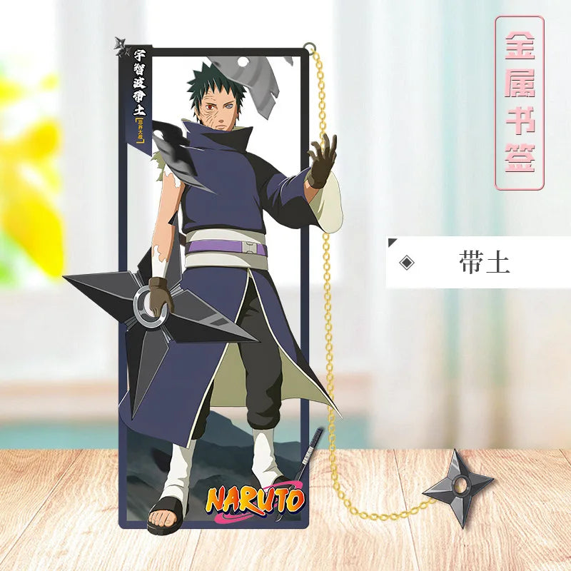 Segnalibro in Metallo Naruto – Design Geometrico | Accessorio da Collezione