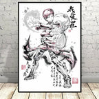 Naruto Uchiha Itachi Gaara Anime Character Pictures Modular Prints Modern Living Room Children's Bedroom Decoration