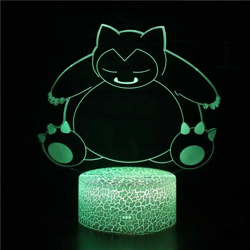 Anime Pikachu Go – Lampada Notturna LED 3D