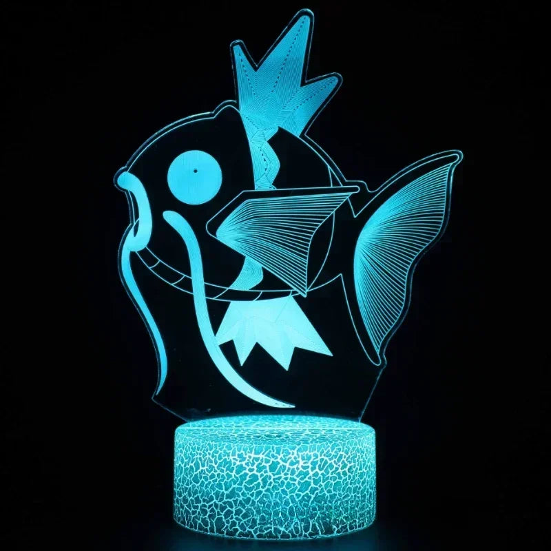 Anime Pikachu Go – Lampada Notturna LED 3D
