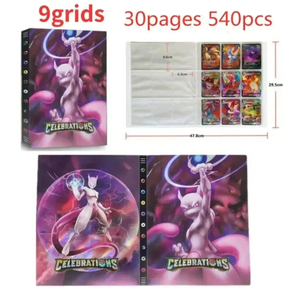 Pokemon 2024 Charizard & Mewtwo Card Holder Binder