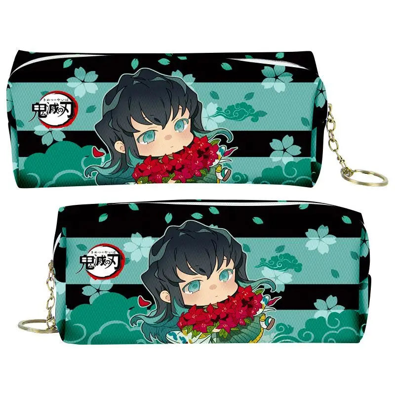 Demon Slayer Cartoon Animation Pencil Case – Nezuko, Mitsuri, Butterfly Ninja