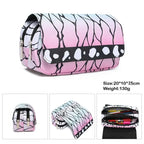 Anime Demon Slayer Bilayer Pencil Case – Tanjirou, Nezuko, Zenitsu, Giyuu