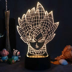 Lampada LED 3D Dragon Ball – Super Saiyan Goku