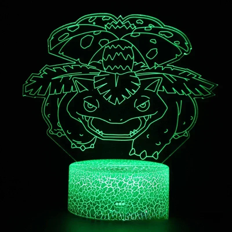 Anime Pikachu Go – Lampada Notturna LED 3D
